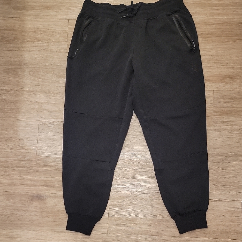 Spyder Black Men's Jogger Sweatpants